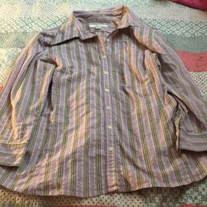 Purple button up